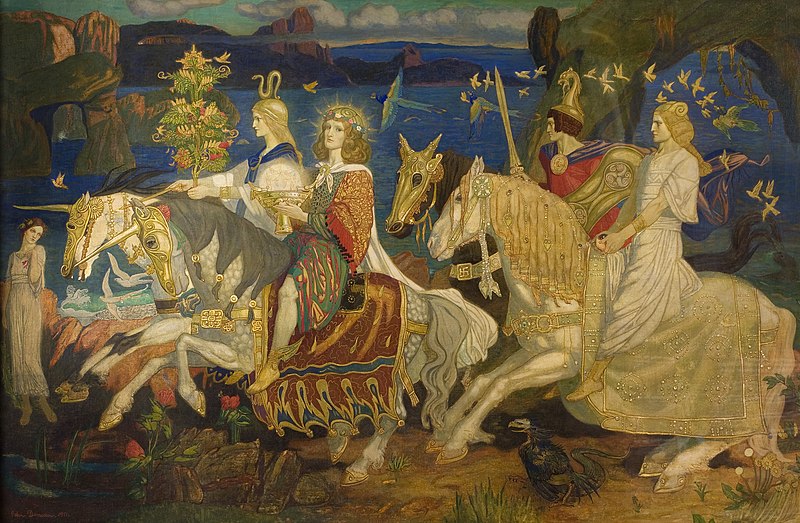 John Duncan, Riders of the Sidhe（妖精の騎手）,1911