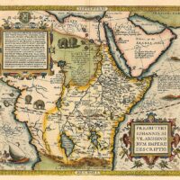 Abraham Ortelius 《プレスター・ジョンの王国》1573年