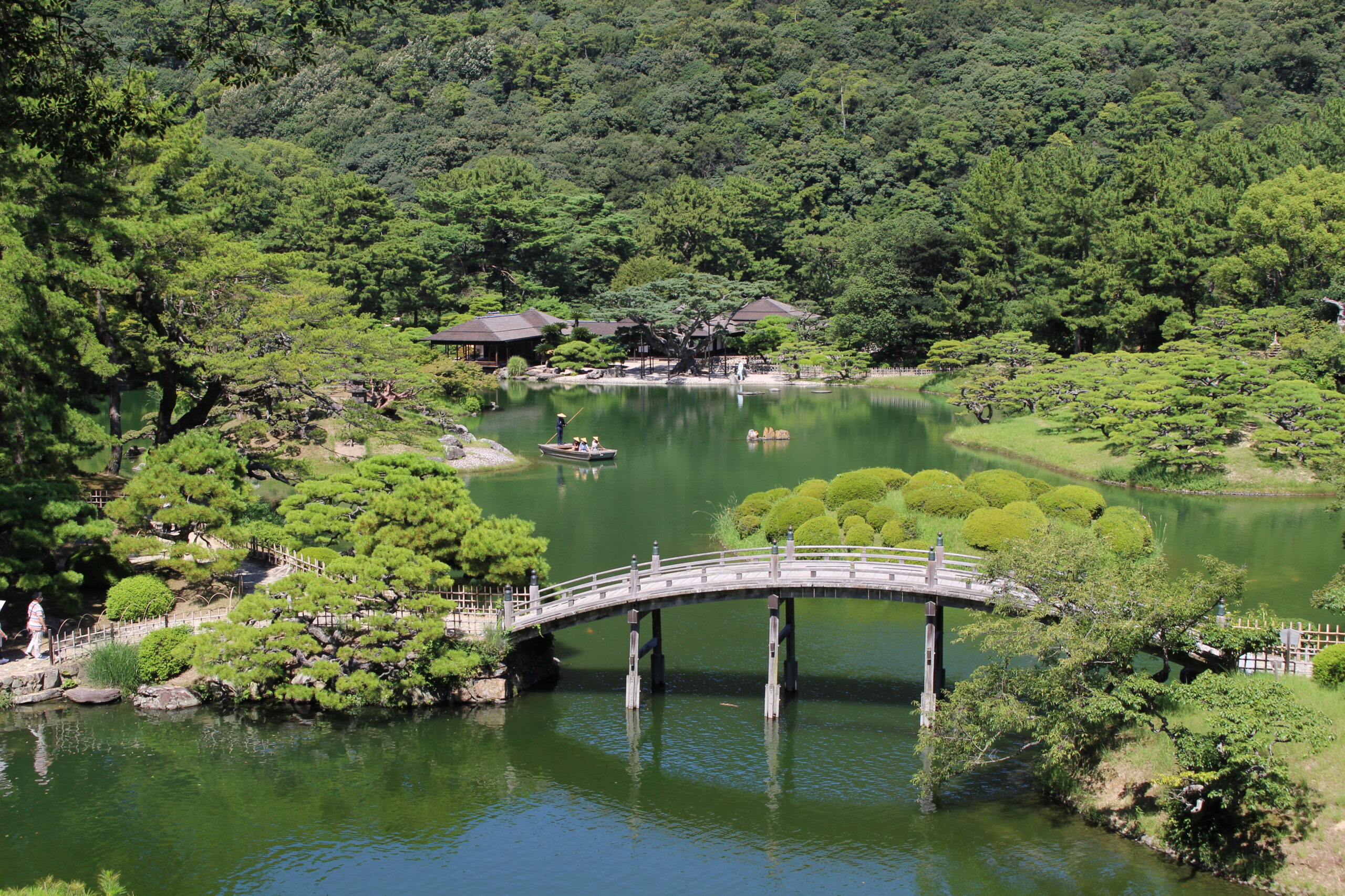 飛来峰からの景色