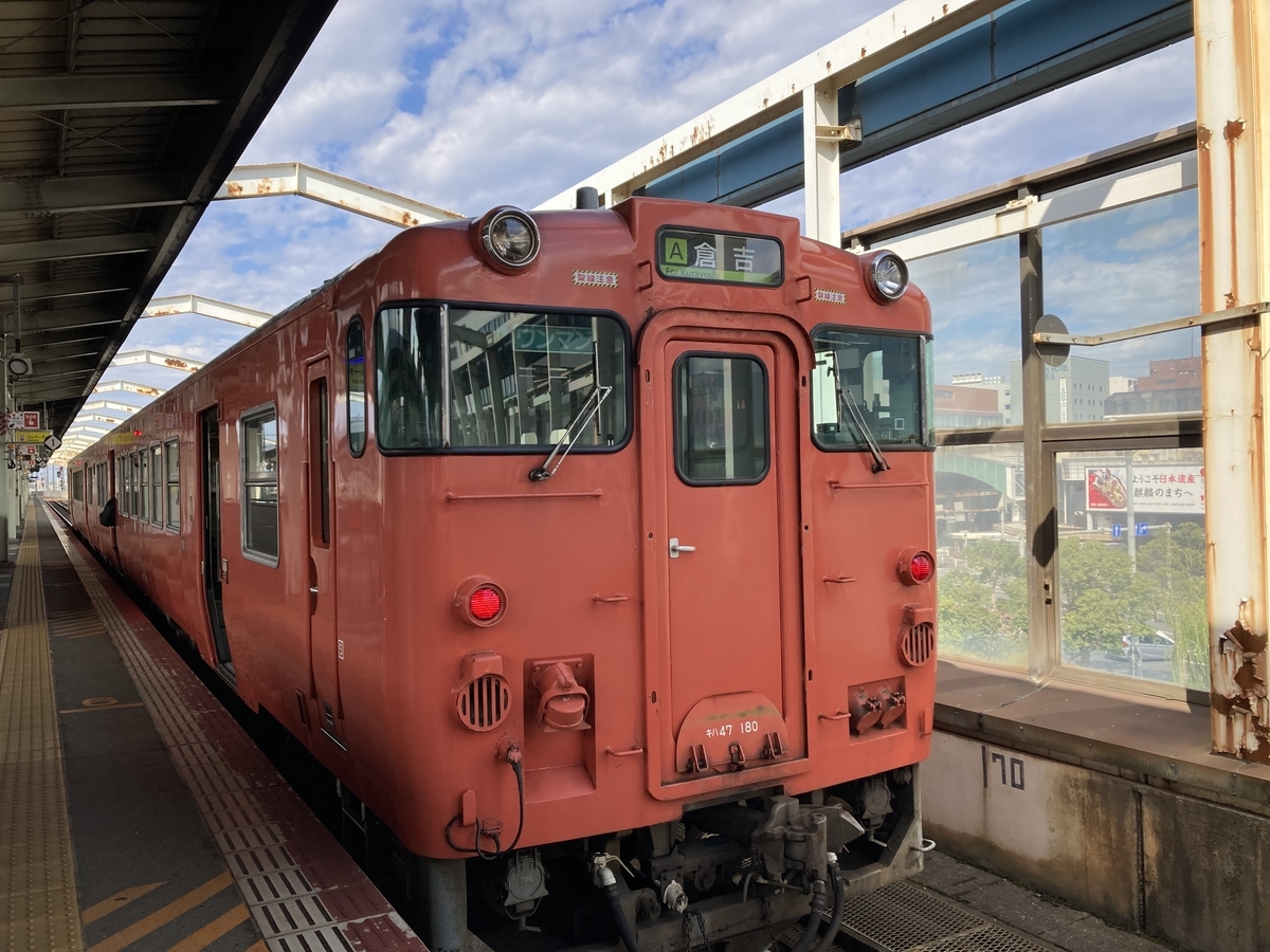 倉吉行の電車