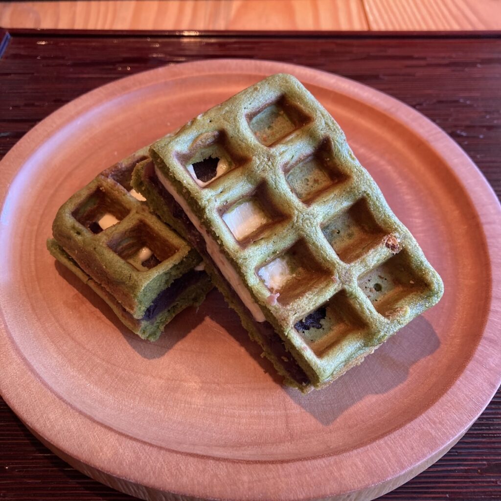 抹茶味のそばっふる