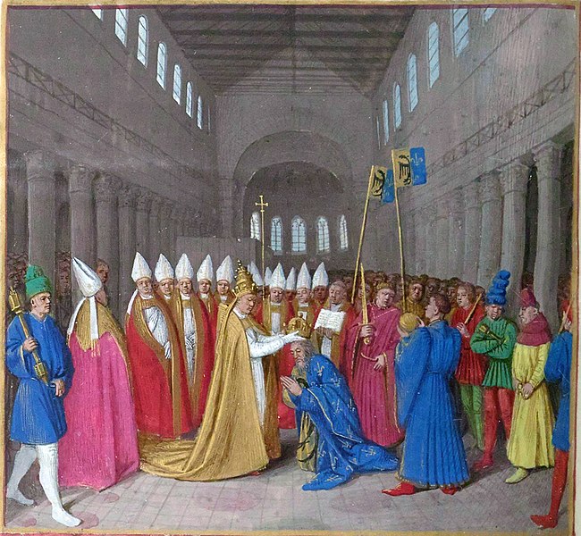 教皇レオ3世による、カールの戴冠
