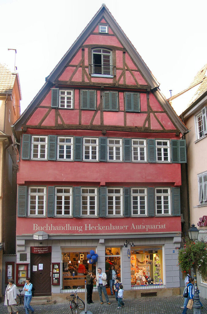 ヘッセが最初に務めた、ヘッケンハウアー書店