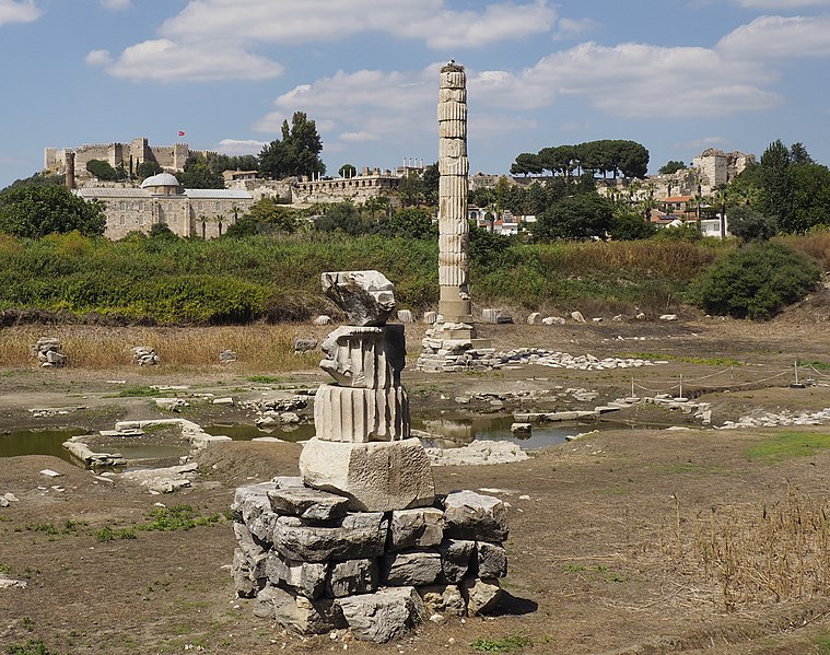 アルテミス神殿の遺跡（現トルコ）